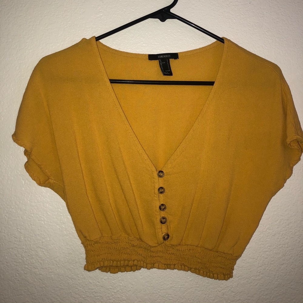 Flowey cropped shirt
